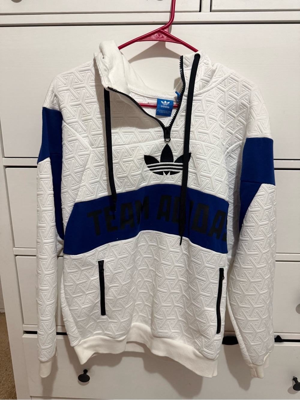 adidas White Hoodie